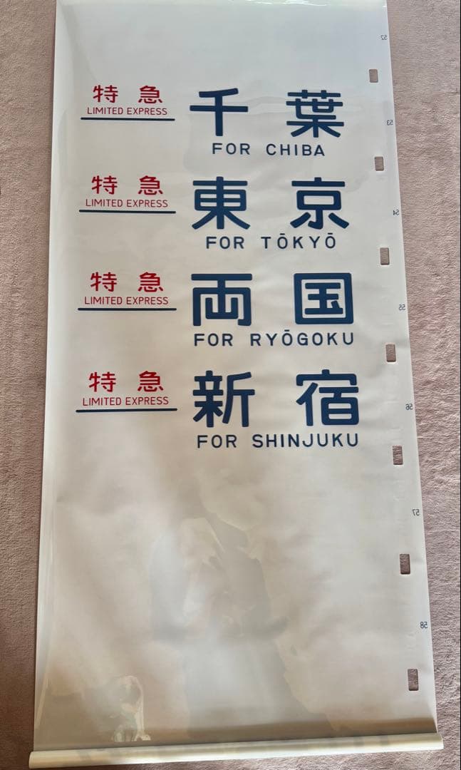JR東日本（←日本国有鉄道）183系側面方向幕70コマタイプ