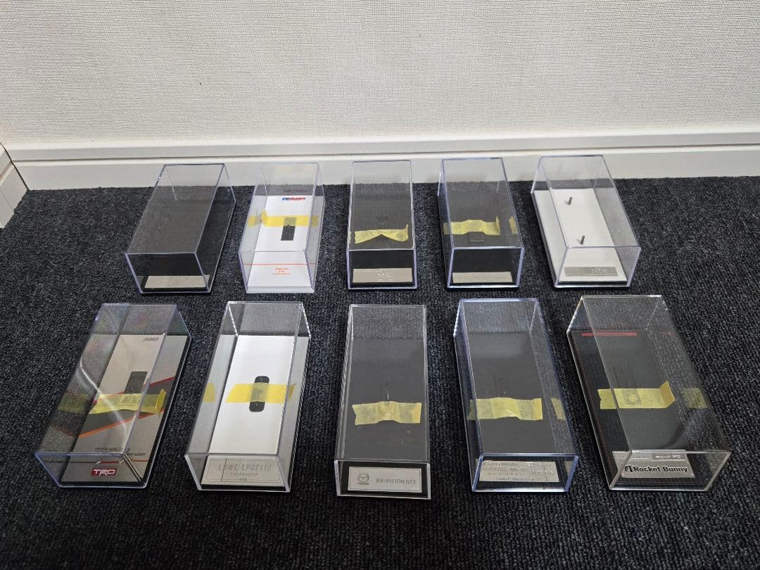 1/64 ディスプレイクリアケース 99個大量セット! おまけ付