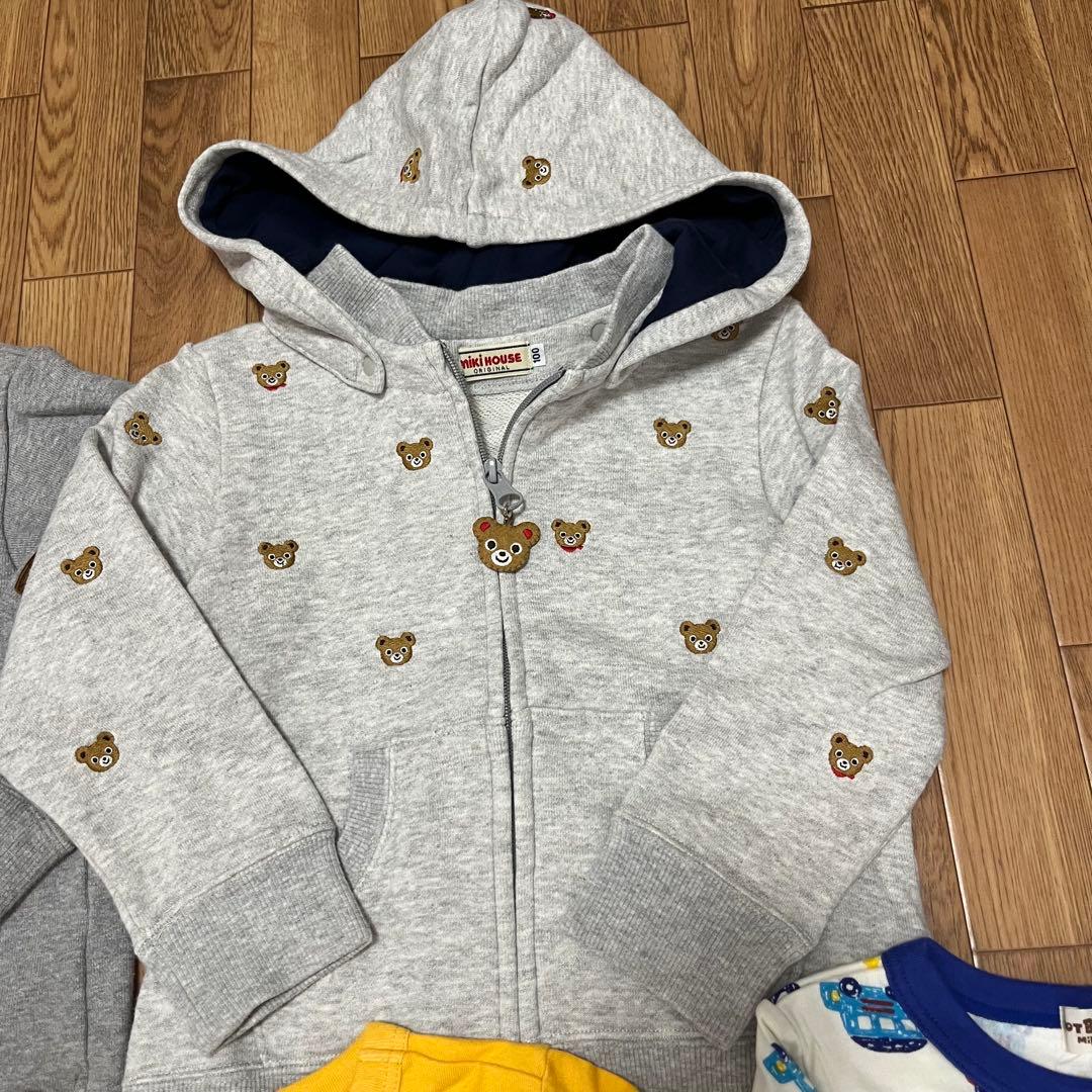 ミキハウス★ まとめ売り　パーカー　トレーナー　ロンT 100