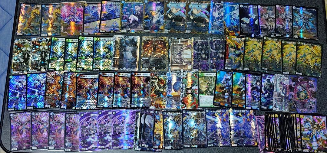 デュエルマスターズ　引退品まとめ売り　デッキ10個&金トレジャーなどカードセット
