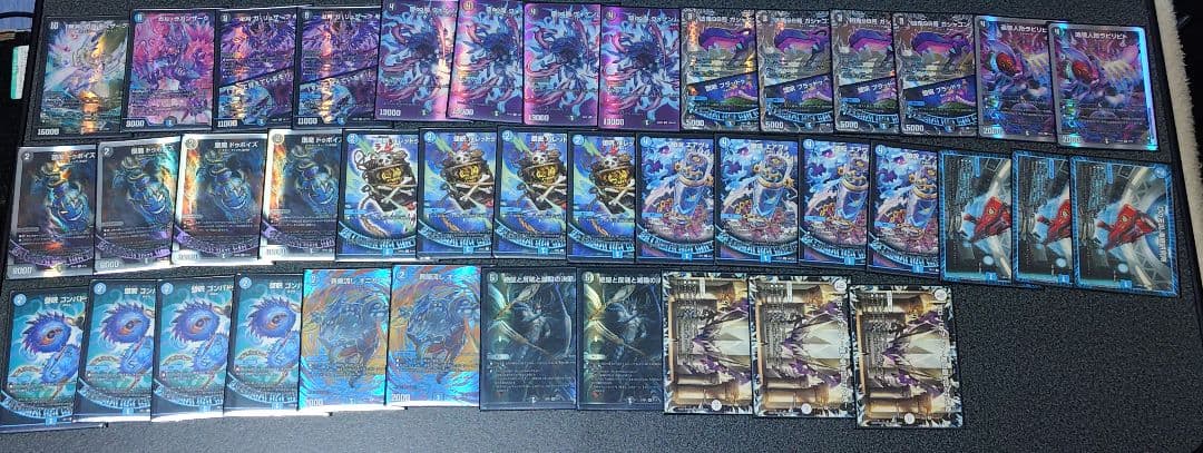 デュエルマスターズ　引退品まとめ売り　デッキ10個&金トレジャーなどカードセット