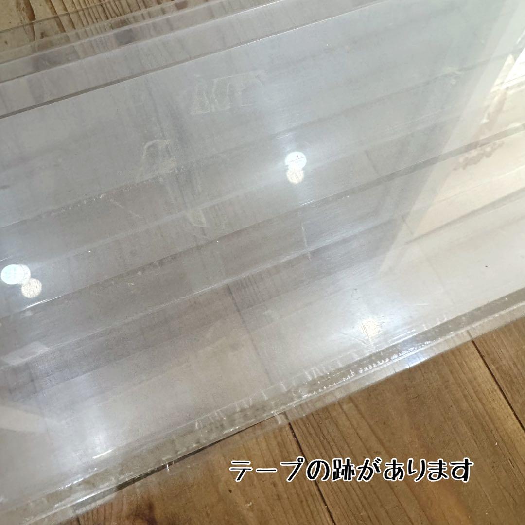 店舗用什器2点セット アクリル製ペンスタンド　鉄製ノートスタンド　本、雑誌なども