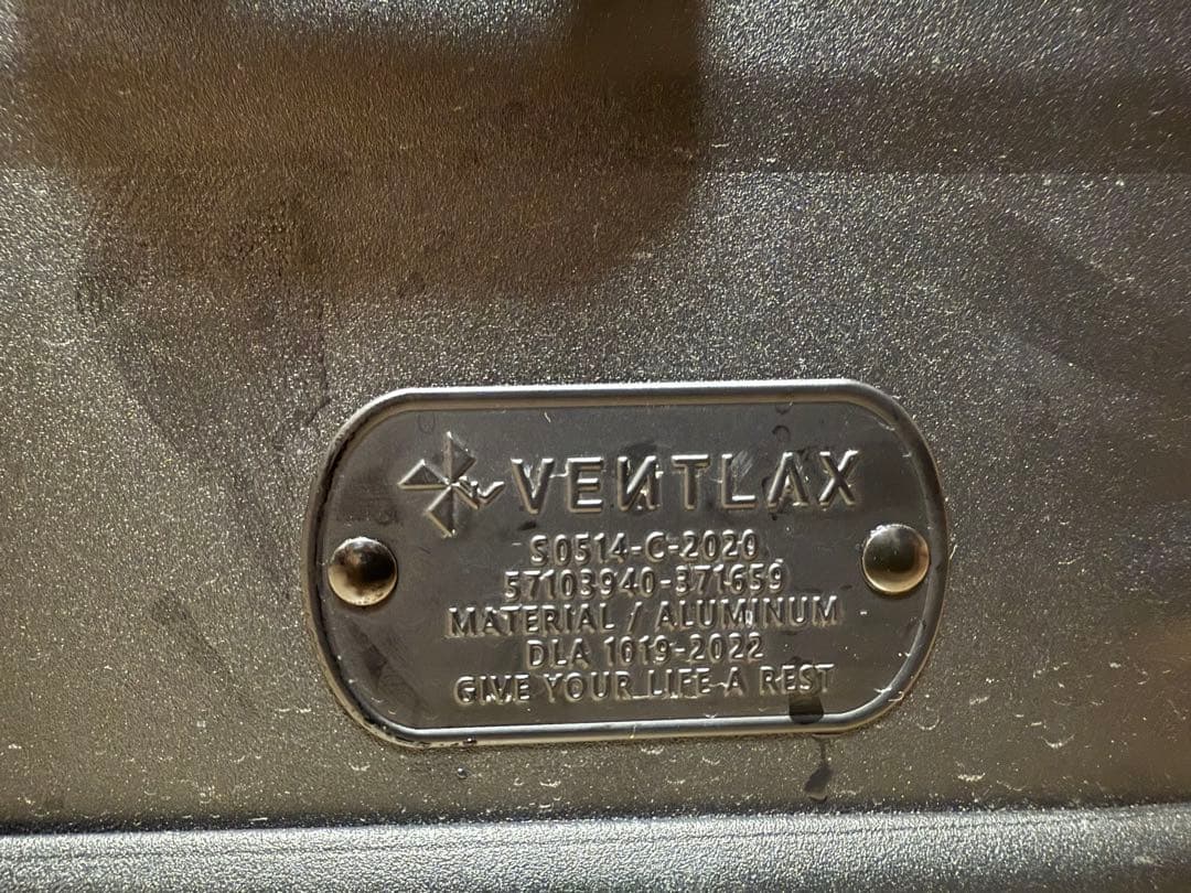 VENTLAX アルミコンテナ PANDORA ブラック46L