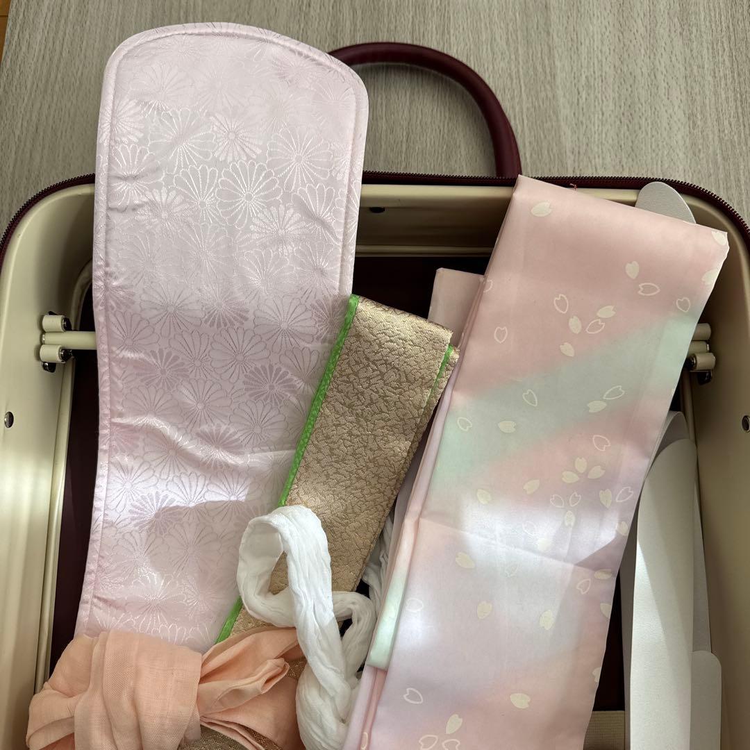 振袖セット着物用小物セット ピンク系　成人式結婚式お正月