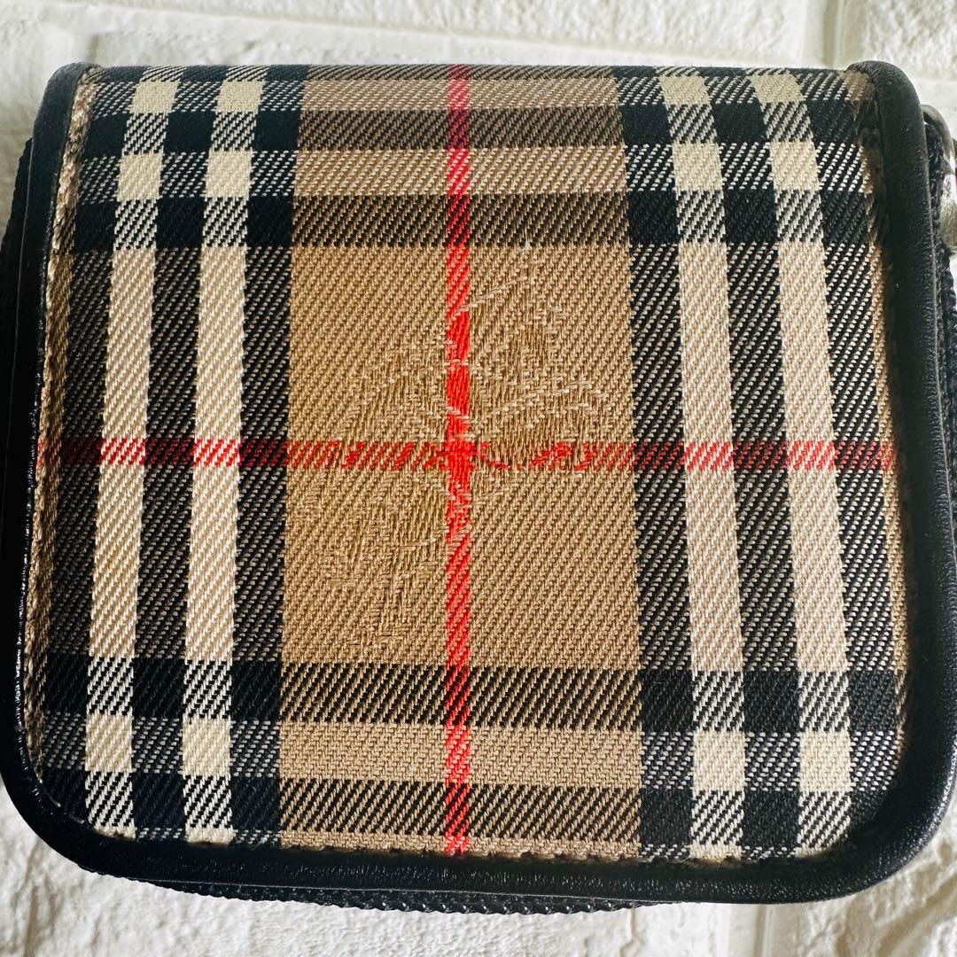 【美品】BURBERRY LONDON ノバチェック ケース 2層