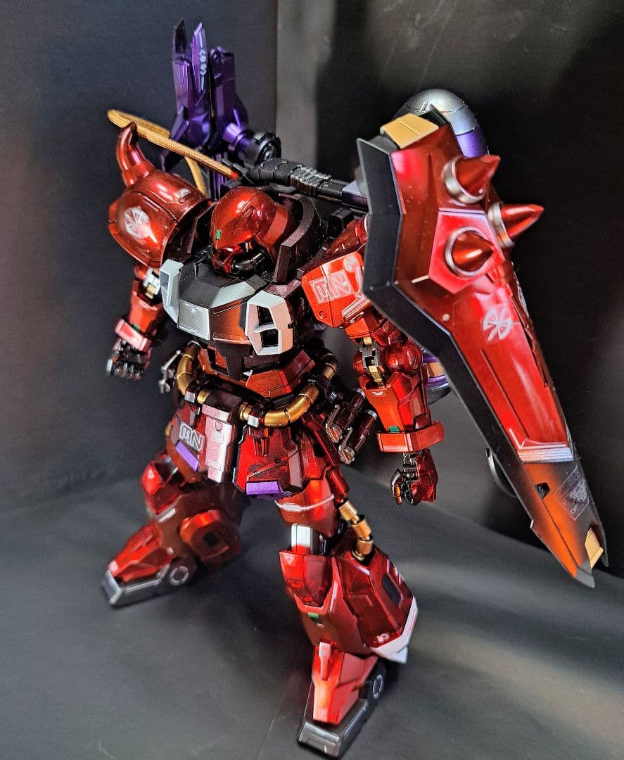 MG ガナーザクウォーリア ルナマリア機 ソリッドクリア風塗装 完成品