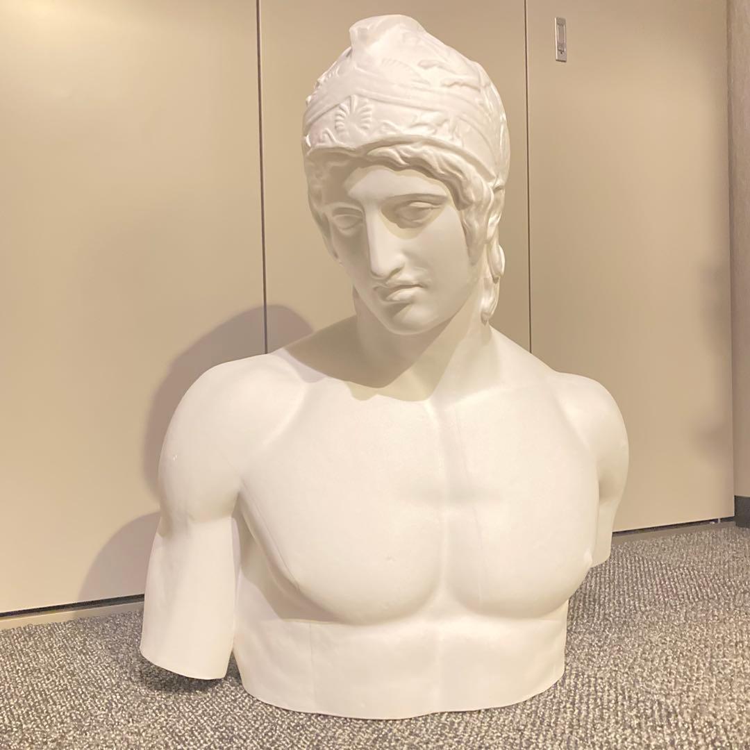 闘神　マルス胸像　石膏像