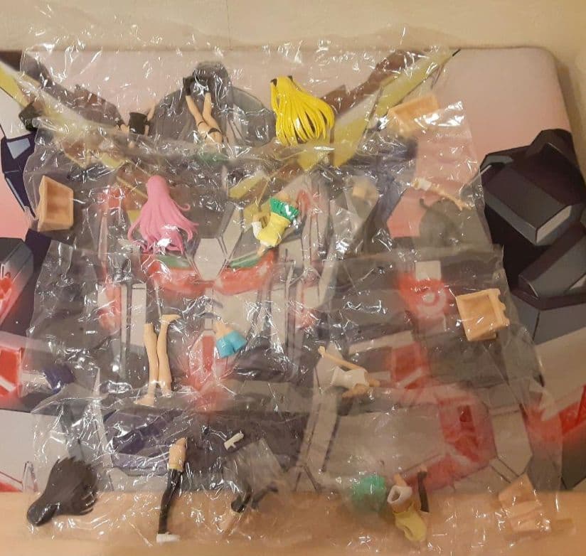 未開封　入手困難　希少　当時物　ToLOVEる　フィギュア　4体セット　バンダイ