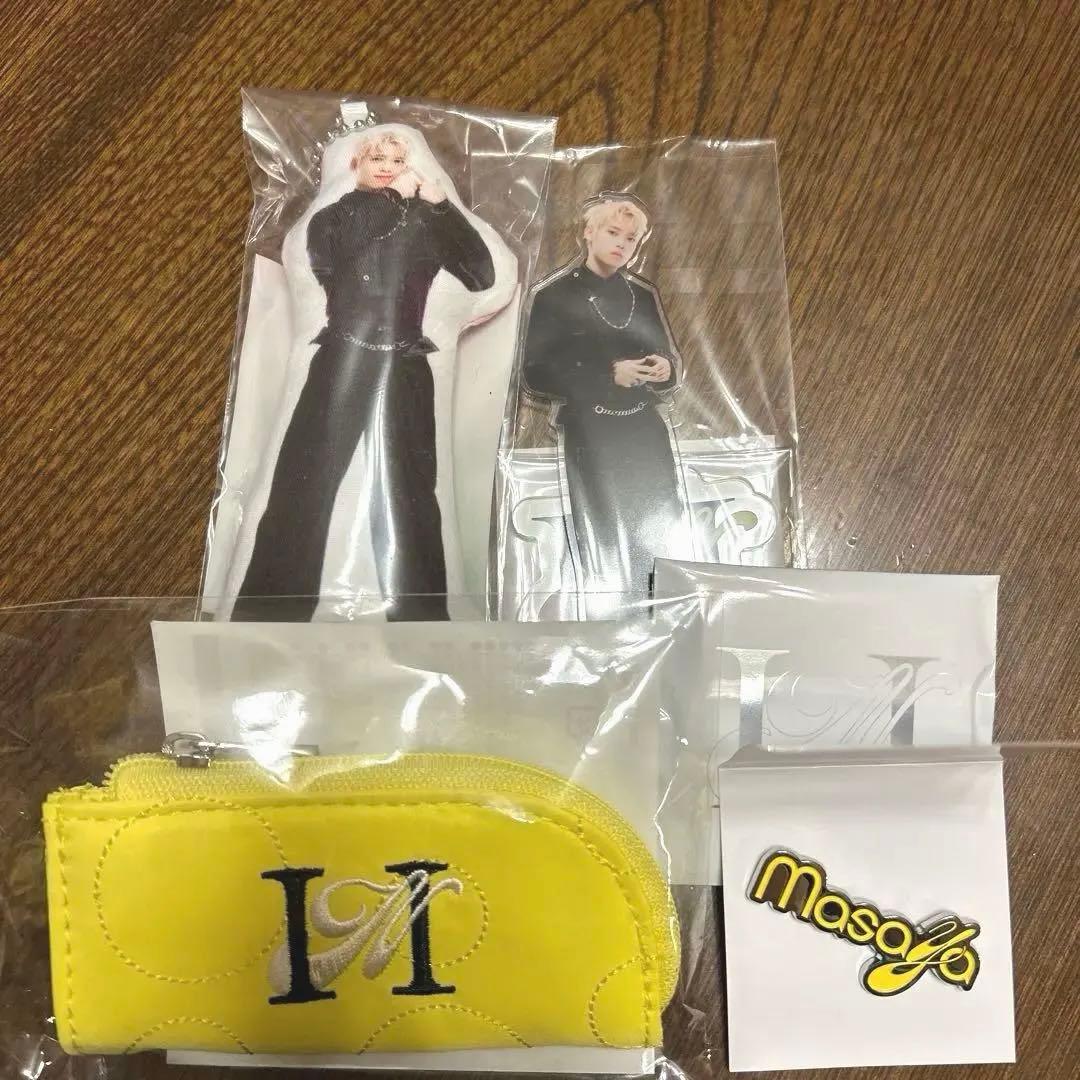 【匿名】INI 木村柾哉 4点　ポップアップ　ピンバッジ　リップケース他