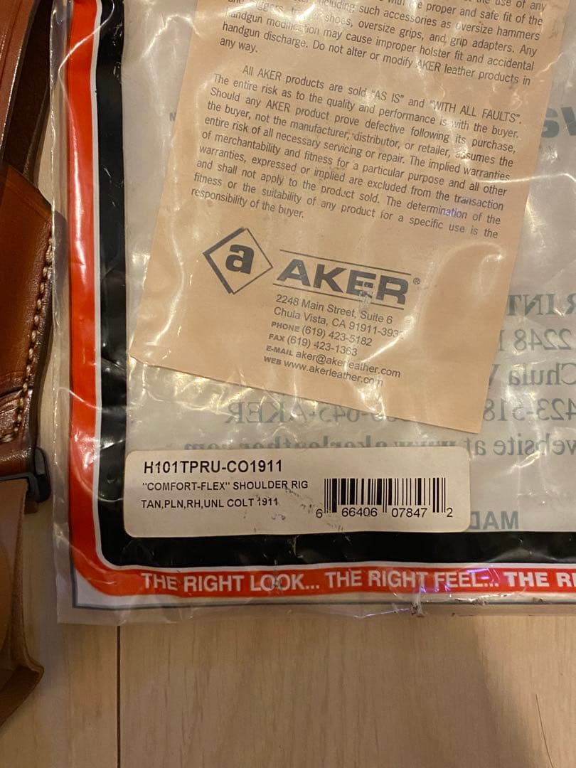 Aker H101TPRU-CO1911 ホルスター