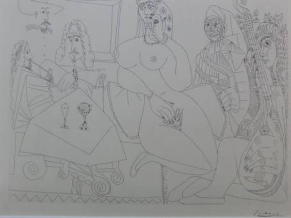 ピカソ　・PICSSO、豪華大判 限定額装版、サイン入り　No69