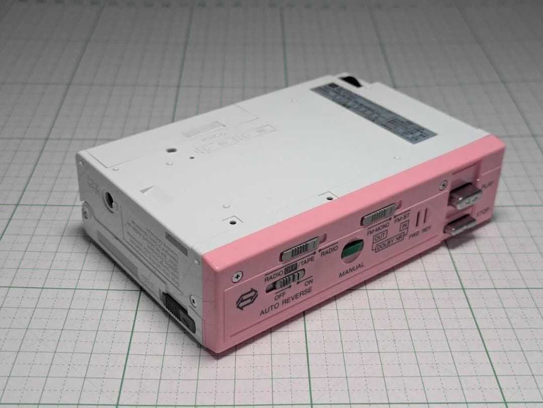 整備済み　東芝　KT-PS10　WALKY　アヒル柄　ラジオカセットウォークマン