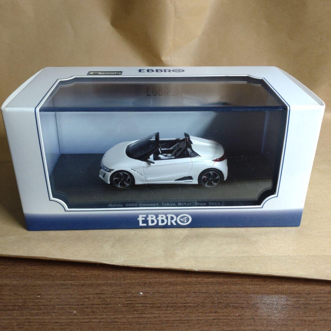 エブロ 1/43 ホンダ S660コンセプト パールホワイト