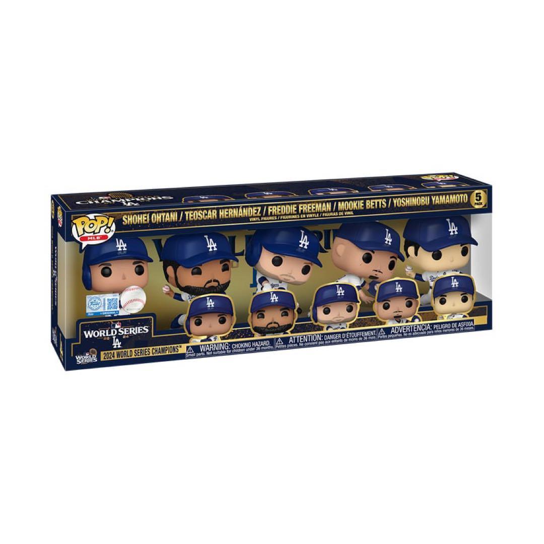 funko pop ロサンゼルスドジャース　ワールドシリーズチャンピオン5パック