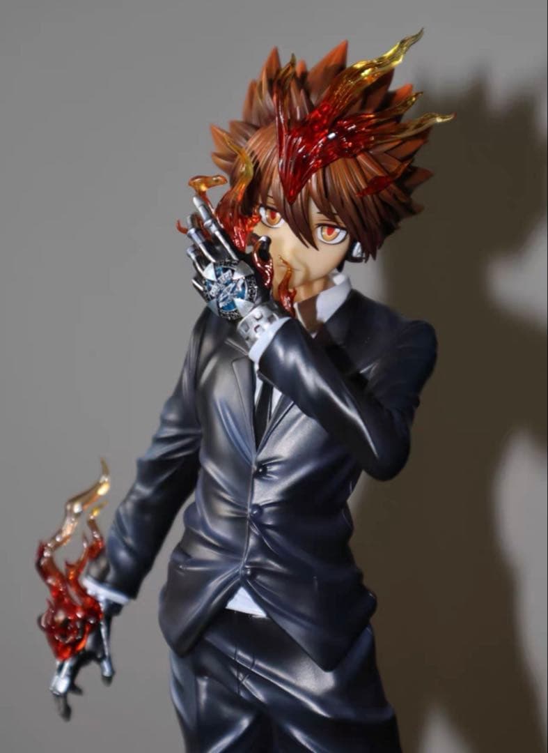 家庭教師ヒットマンREBORN! 沢田綱吉 ⑩ ガレージキット ガレキ スタチュ