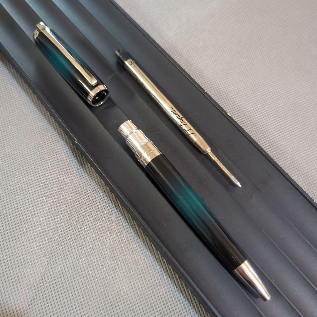 エス・テー・デュポン「ラインD サンバースト 純正漆(グリーン)」ボールペン