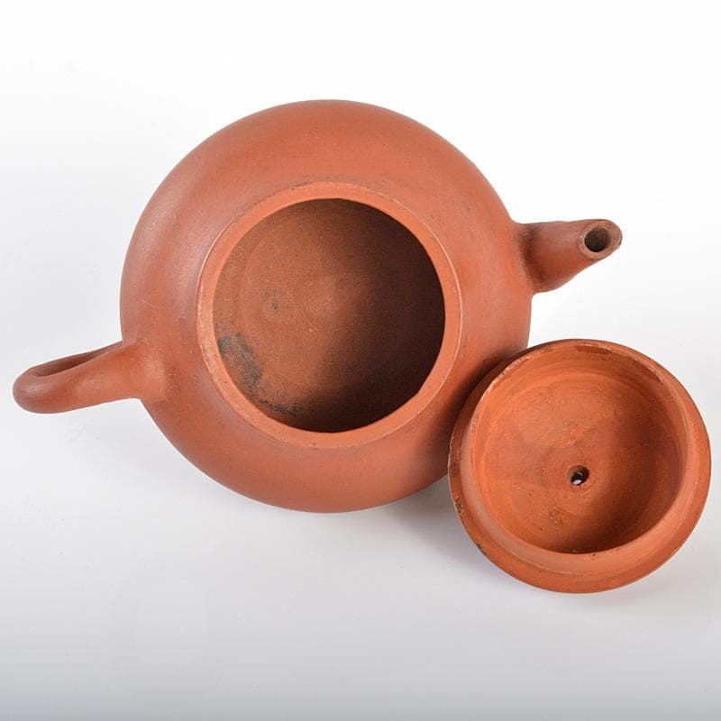 中国　荊渓恵孟臣製　 紫砂　朱泥　急須　茶壷　V　R6235