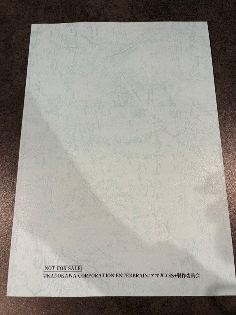 【新品】アマガミSS　アマガミ15周年　特典　台本 一部