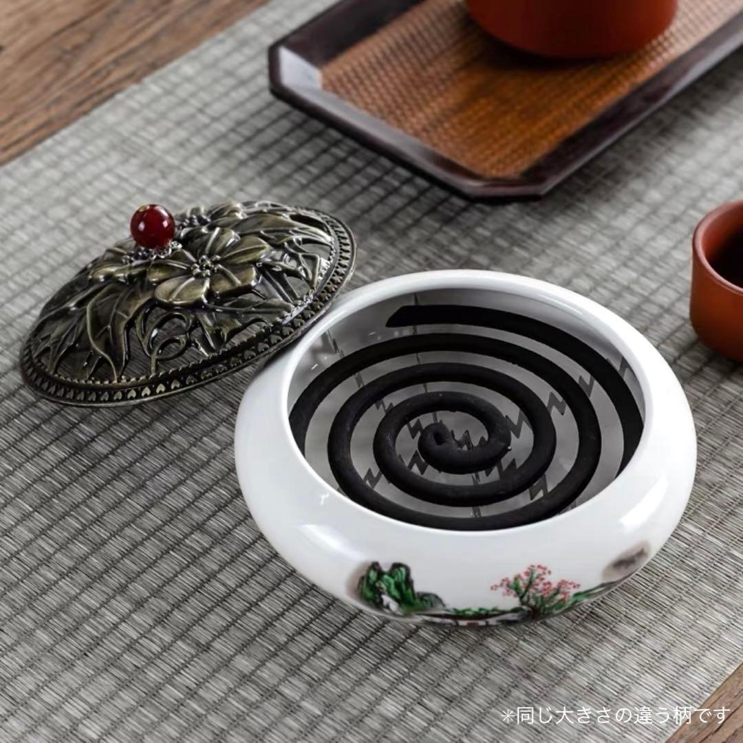 蓮の香炉シノワズリ陳情令ルボンボン天官賜福山河令虫除け景徳鎮中国美術骨董浴衣香袋