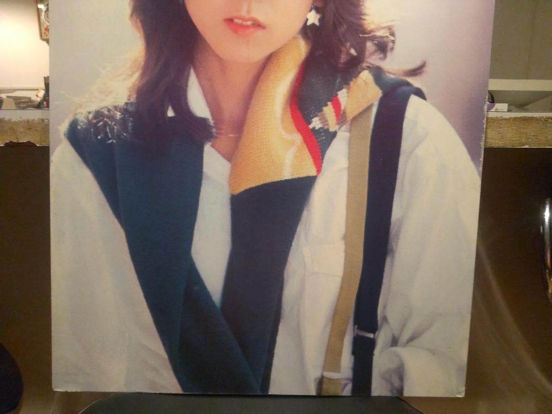 廃番★非売品★70年代★貴重 川島なお美 特大 木製 額縁 プロマイド ポスター