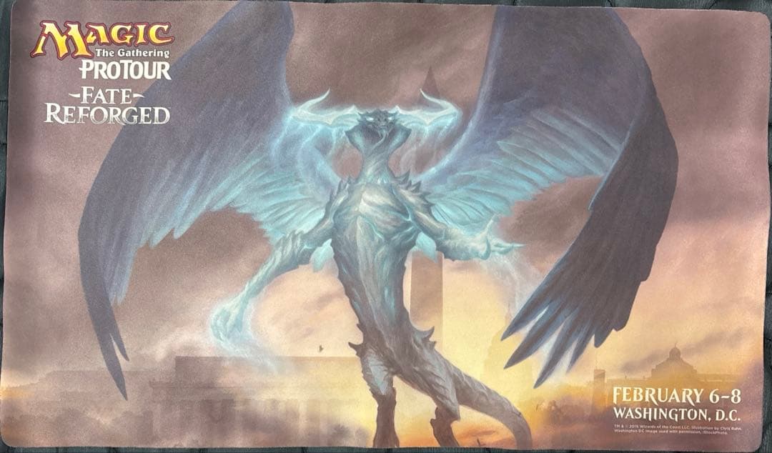 精霊龍、ウギン　プレイマット　MTG