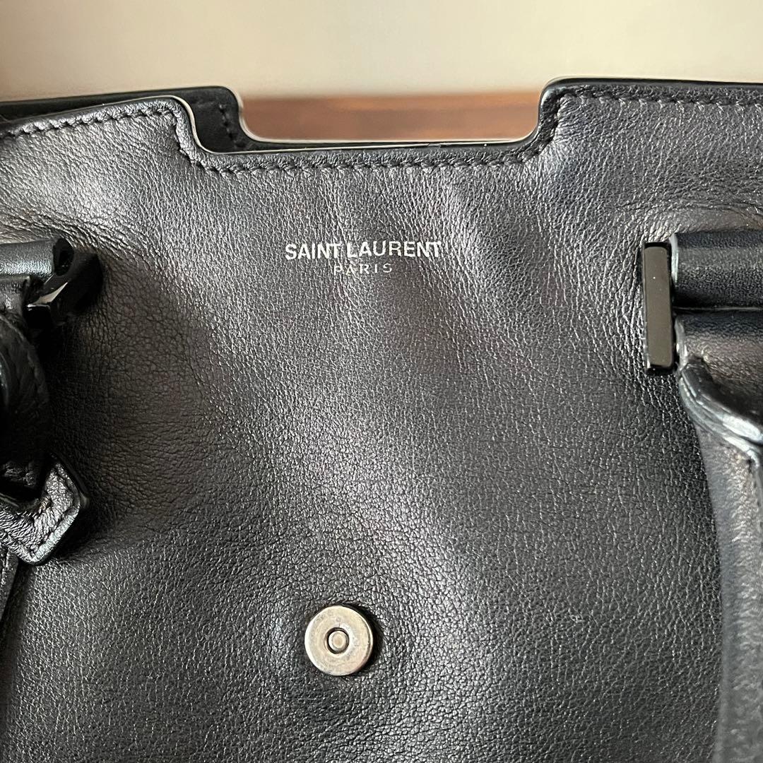 【美品】SAINT LAURENT PARIS ベイビー カバス ハンドバッグ