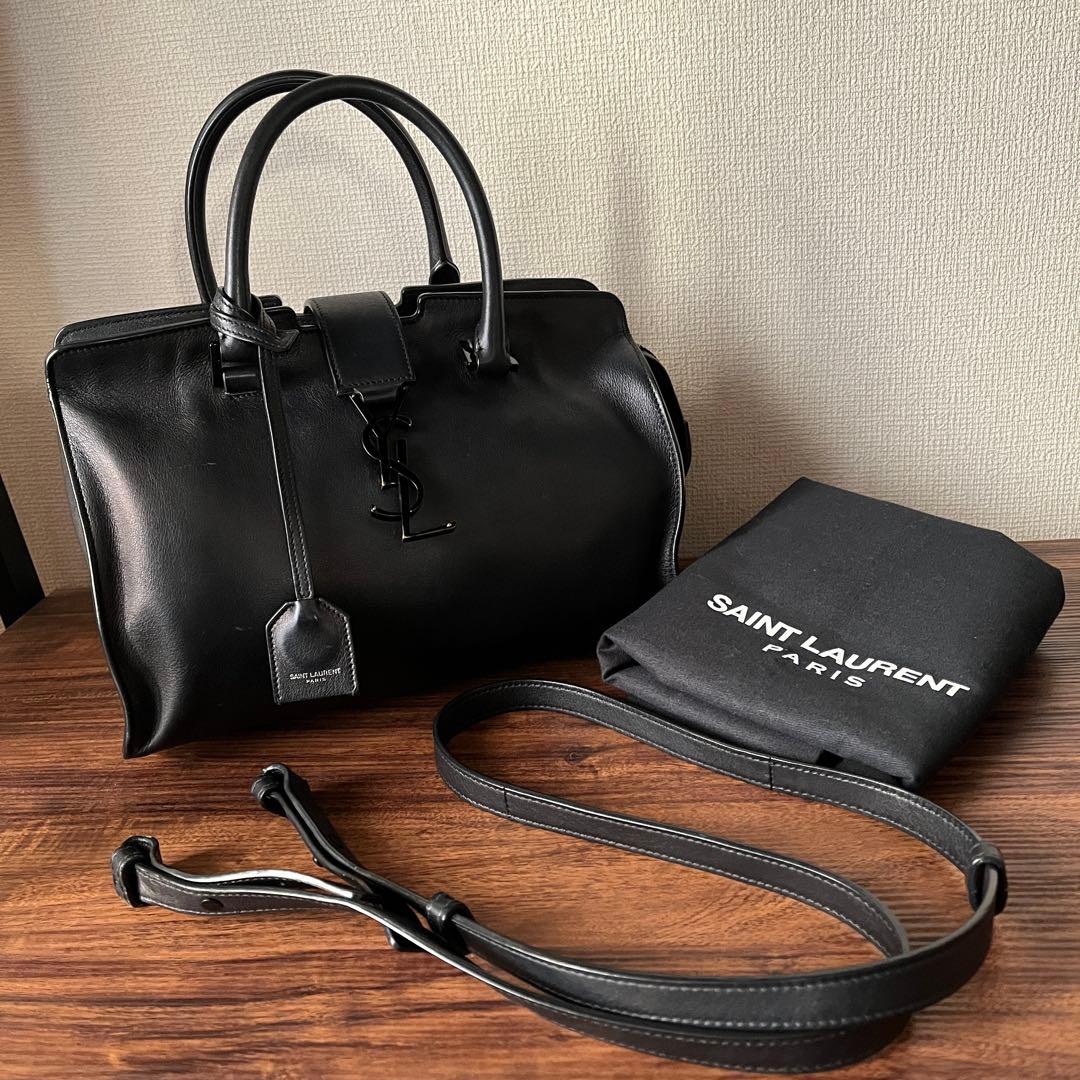 【美品】SAINT LAURENT PARIS ベイビー カバス ハンドバッグ