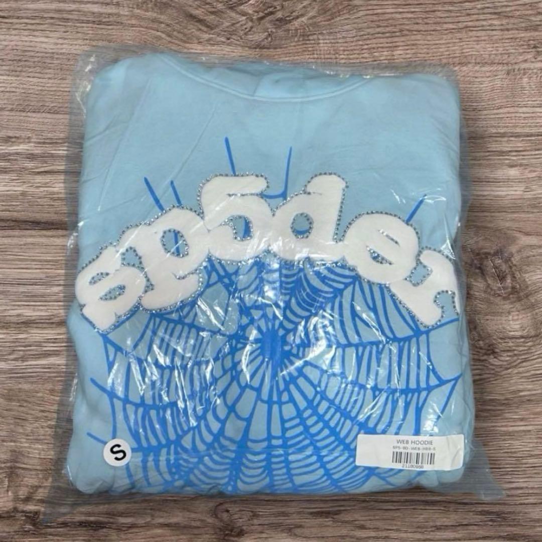 Sp5der Spider Worldwide パーカーog sky blue