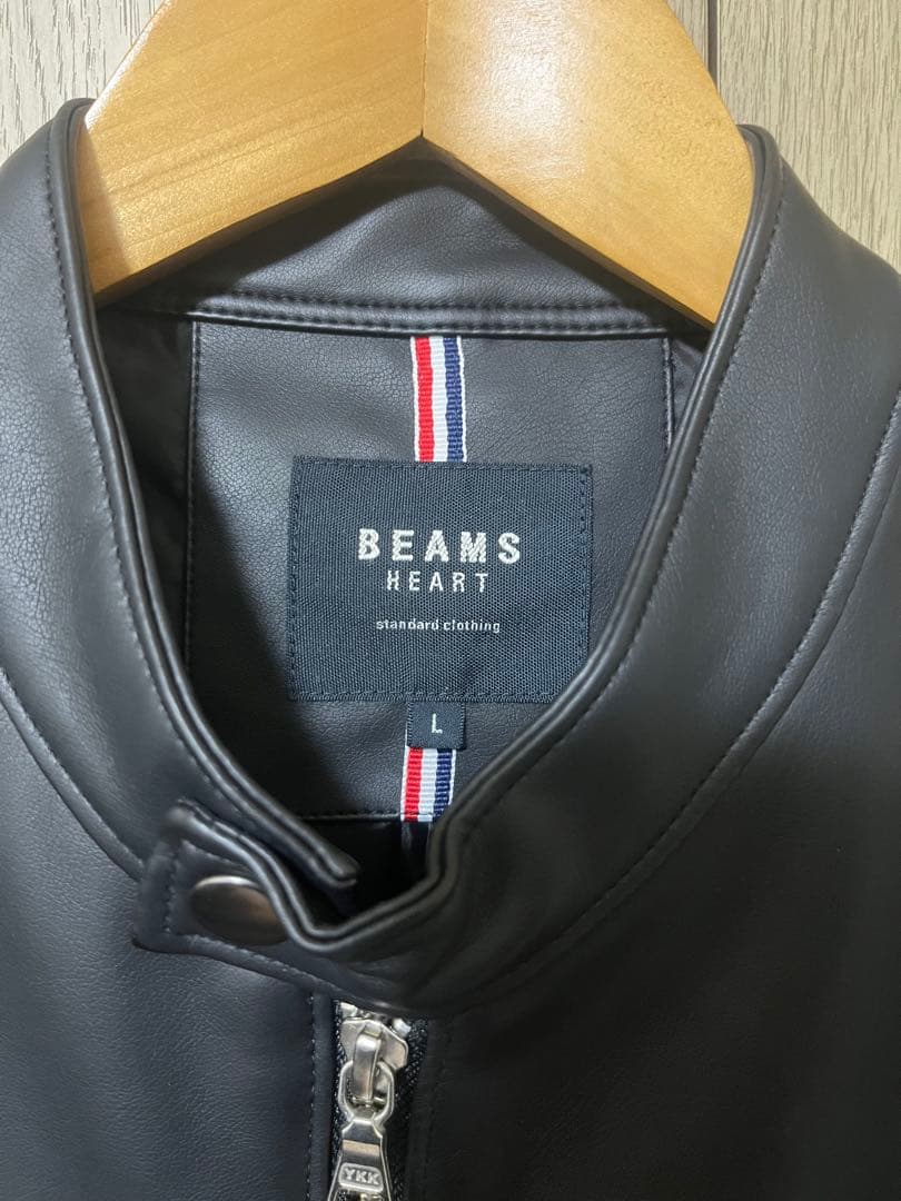 beams レザージャケット