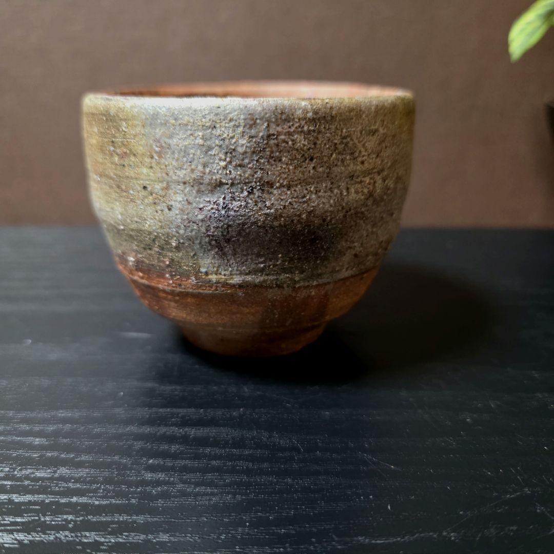 ご購入者様ご確認用 備前焼　柴岡信義 作　備前市無形文化財　大きめ　ぐい呑