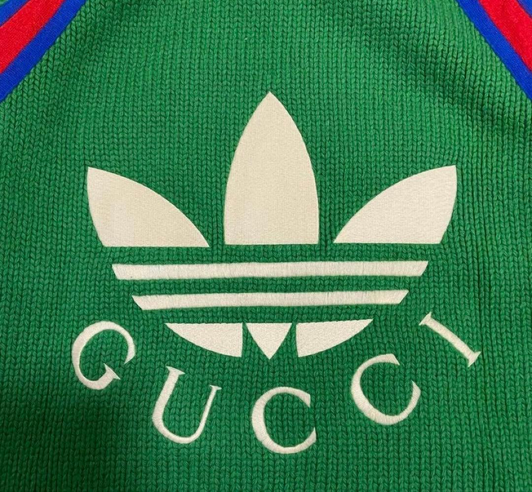 【美品】 グッチ × アディダス ニットパーカー 即完売