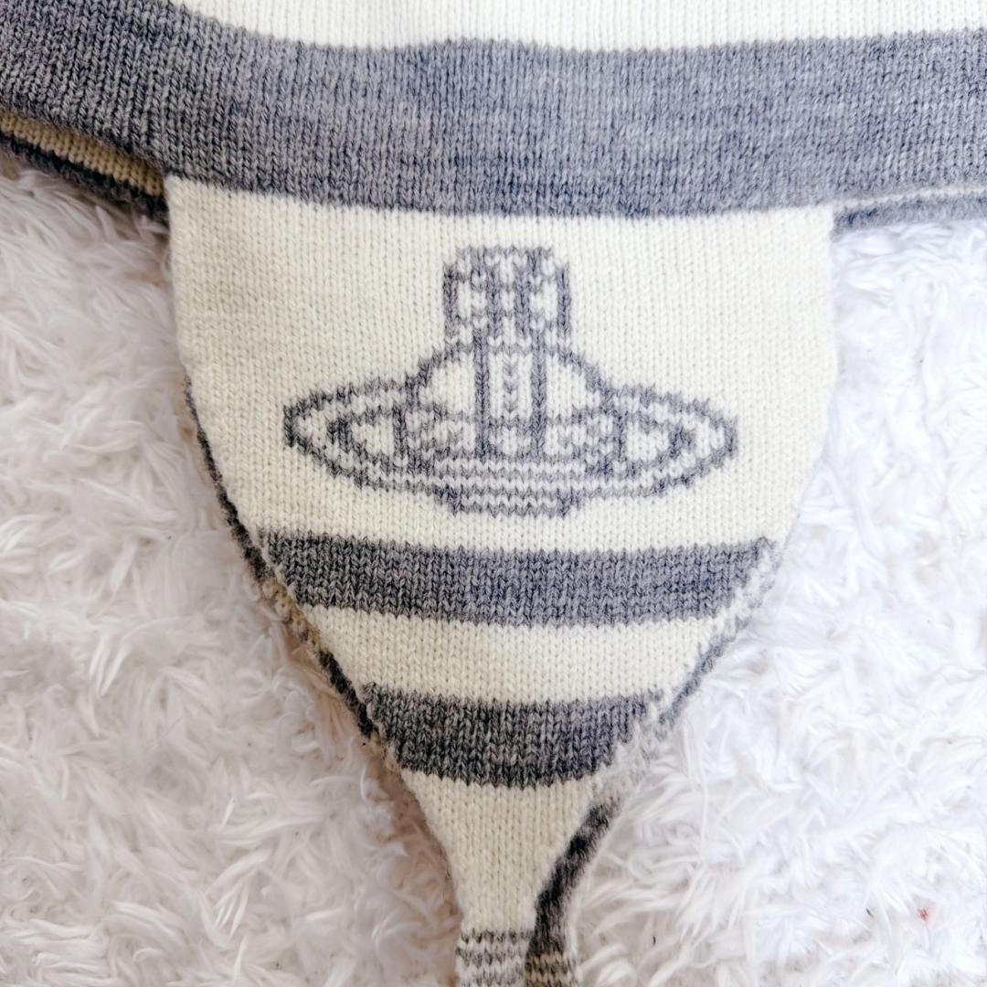 希少✨ Vivienne Westwood 耳当て ニット帽 ポンポン オーブ