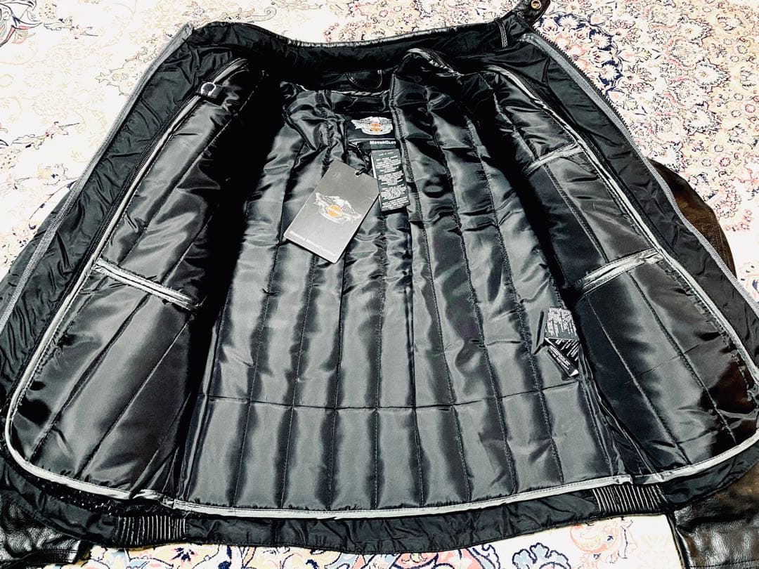 新品未使用Harley-Davidson豪華冬用インナー付きレザージャケット！