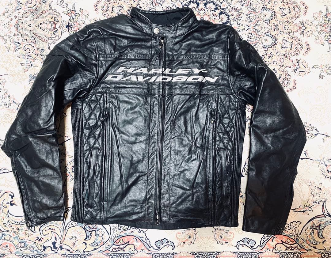 新品未使用Harley-Davidson豪華冬用インナー付きレザージャケット！