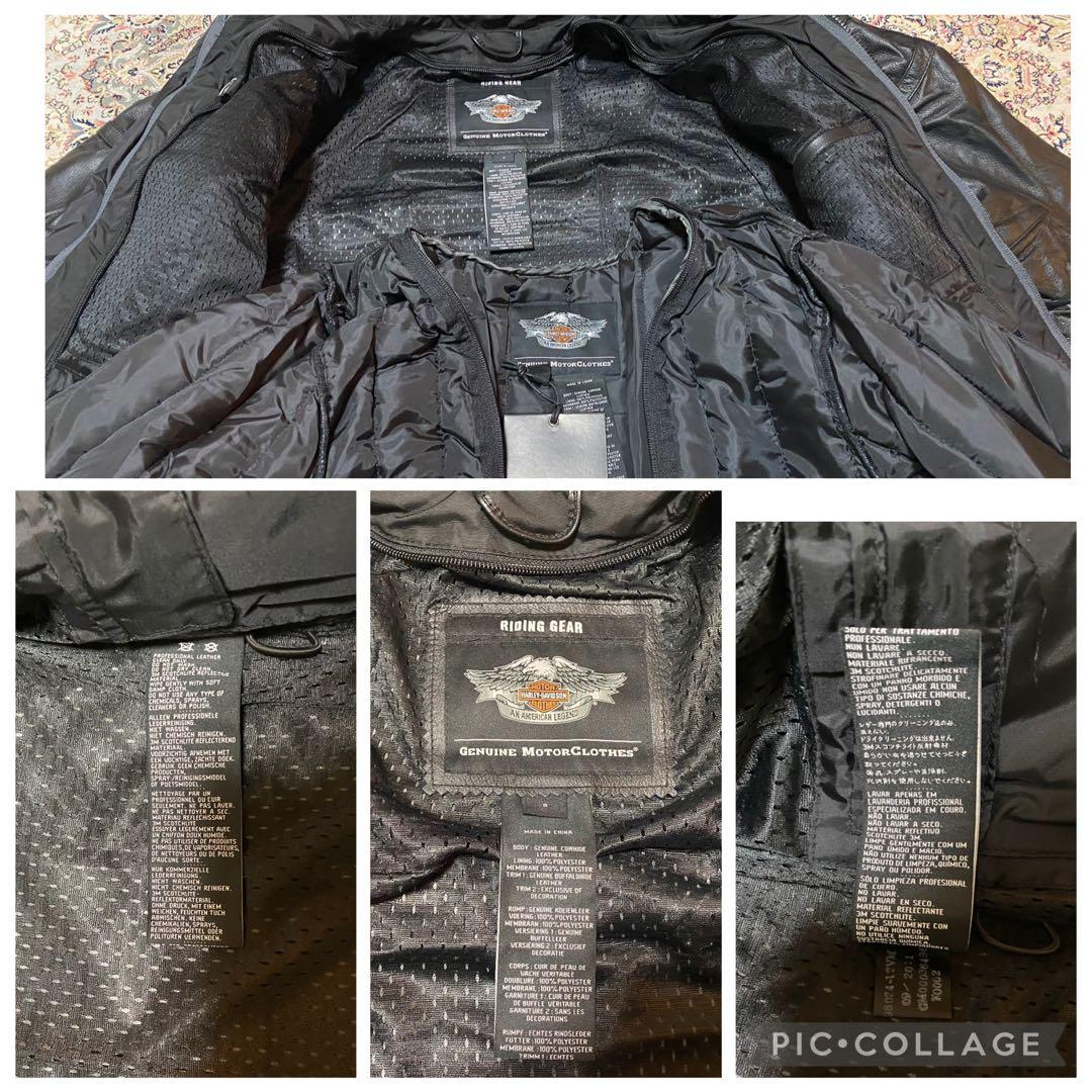 新品未使用Harley-Davidson豪華冬用インナー付きレザージャケット！