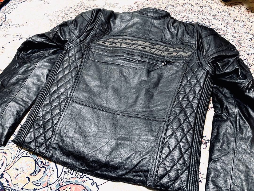 新品未使用Harley-Davidson豪華冬用インナー付きレザージャケット！