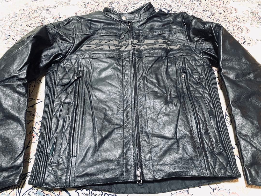 新品未使用Harley-Davidson豪華冬用インナー付きレザージャケット！