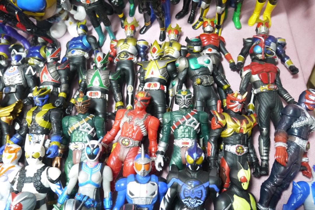 ライダーヒーローシリーズ　ビッグサイズソフビフィギュア　136体セット