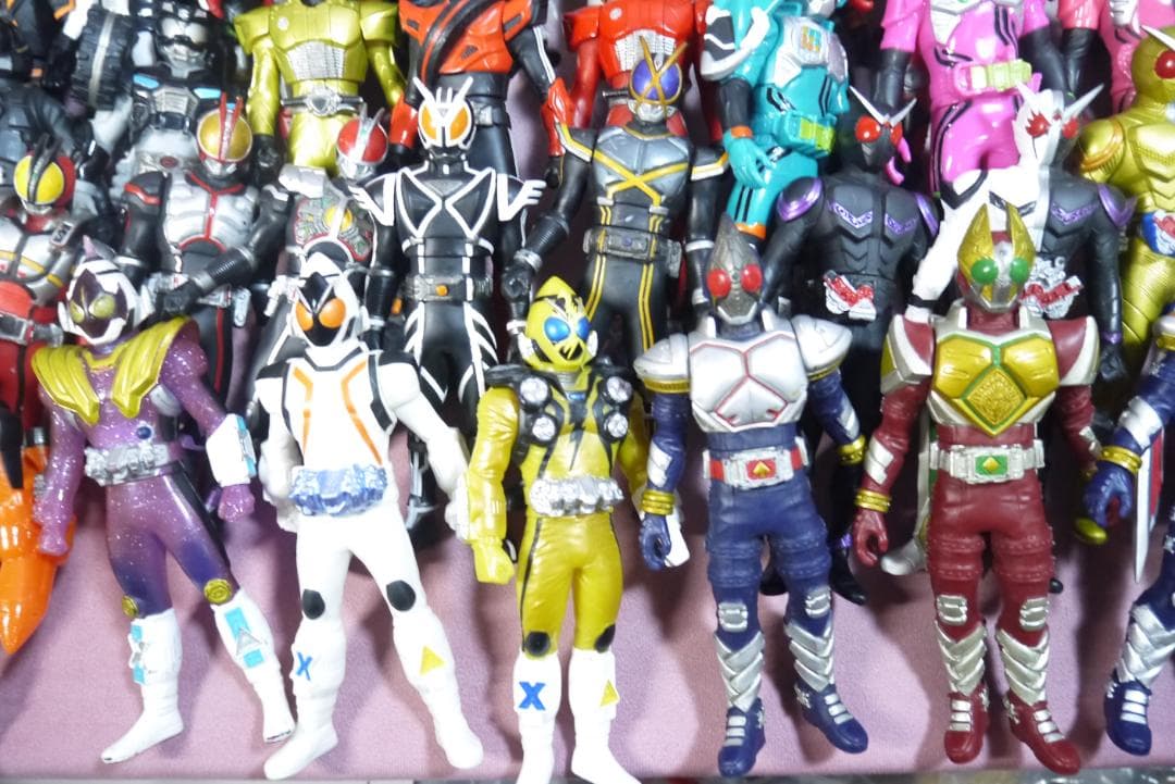 ライダーヒーローシリーズ　ビッグサイズソフビフィギュア　136体セット