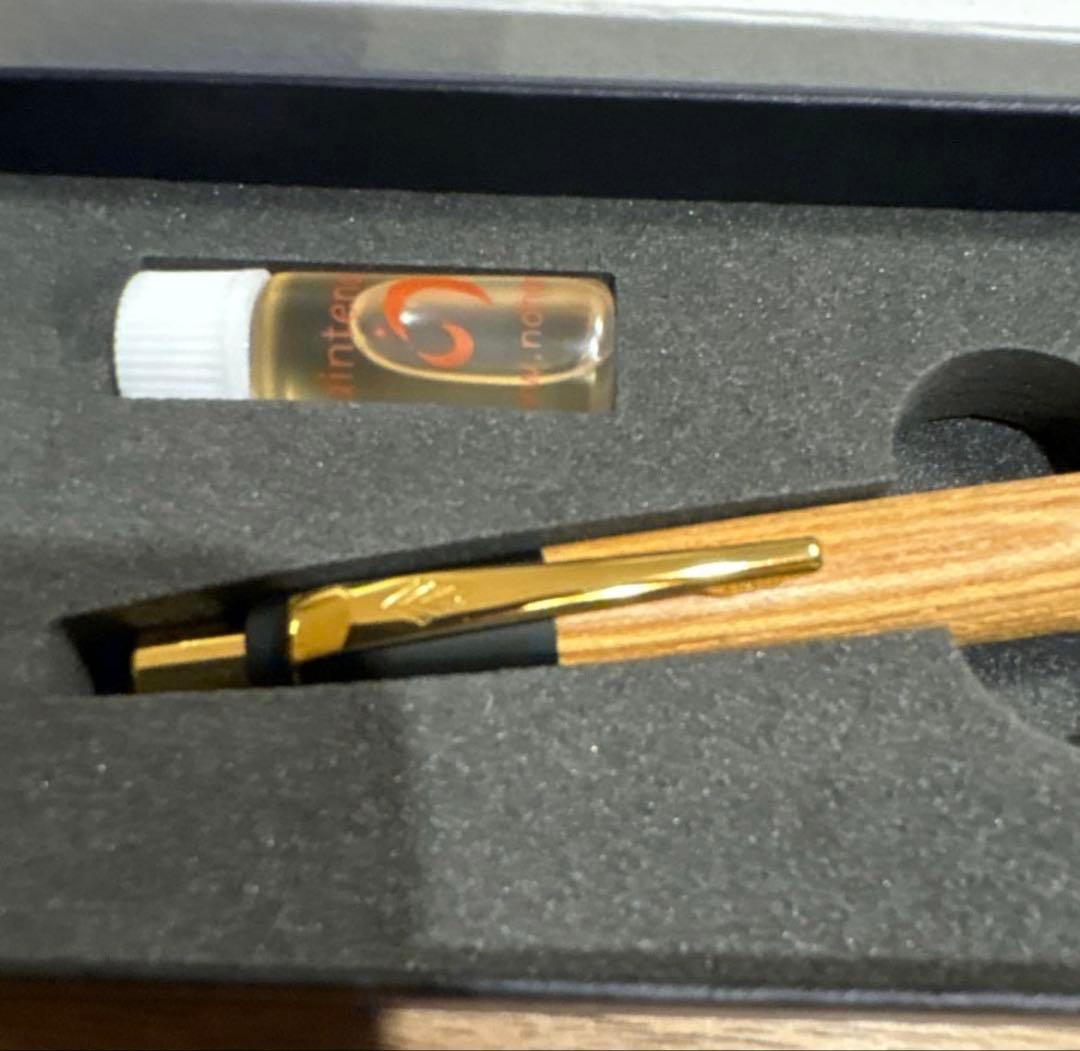 【野原工芸 欅シャープペンシル 0.5mm ゴールド金具】　新品、未使用