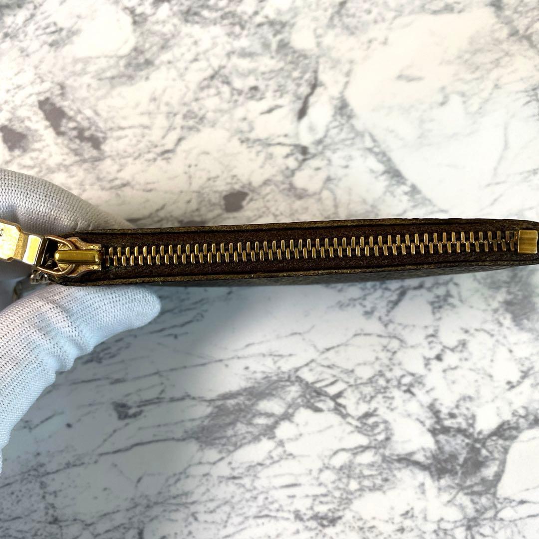 ルイヴィトンポシェットクレモノグラム　キャンバス　ケース　キーリング