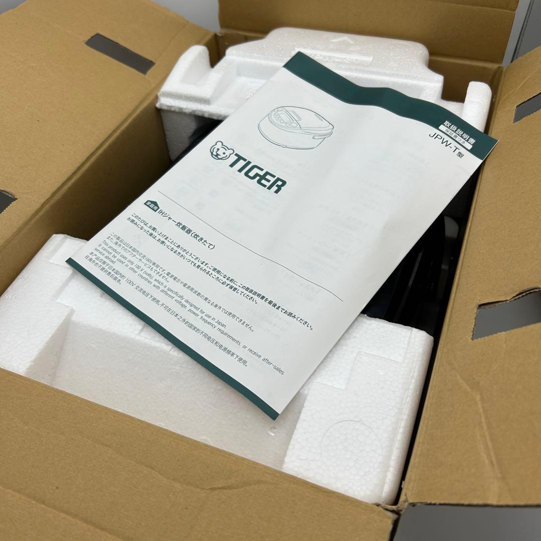 [美品] タイガー IH炊飯ジャー JPW-T100KV（5.5合炊き）