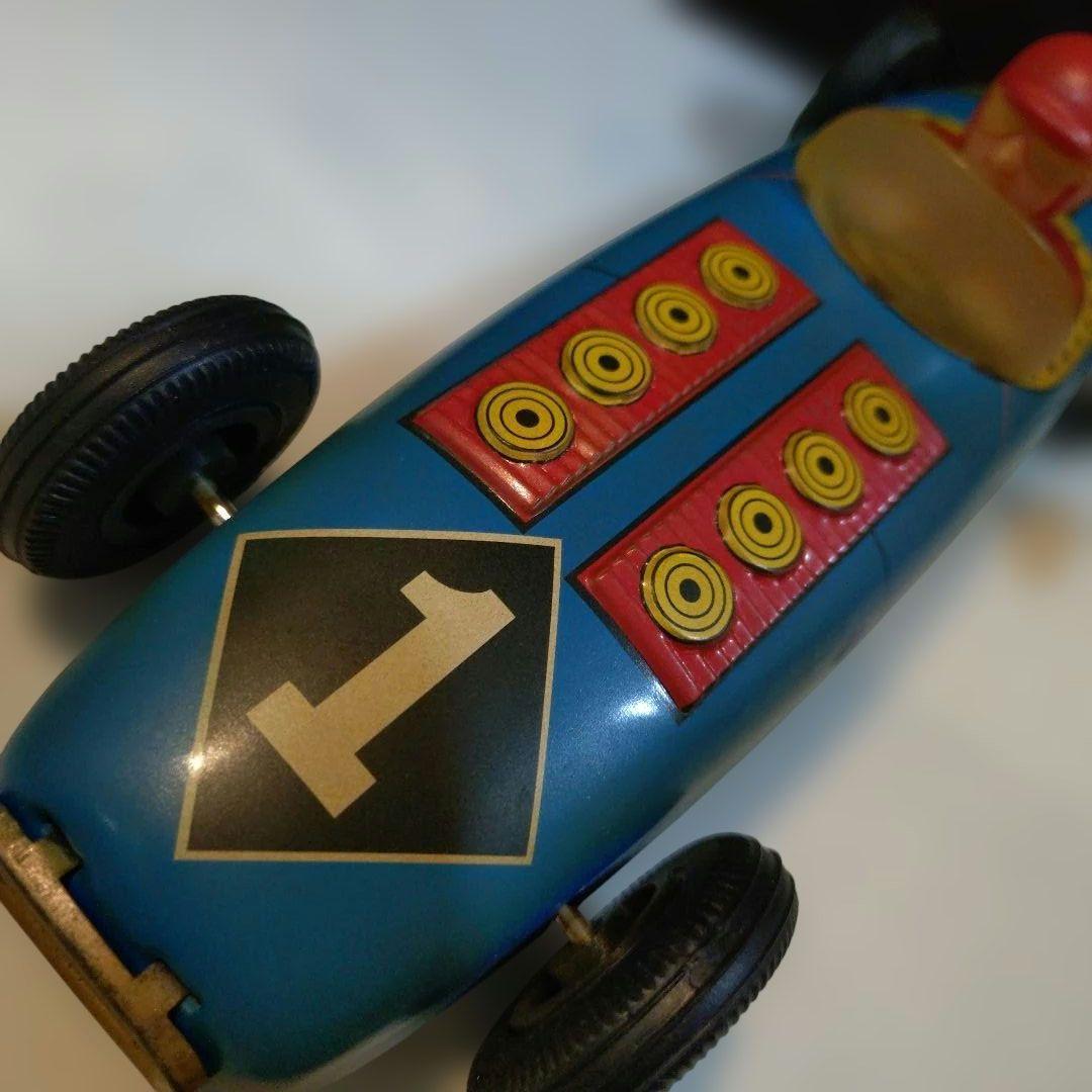 RUSS BERRIE ぜんまいブリキ スポーツカー