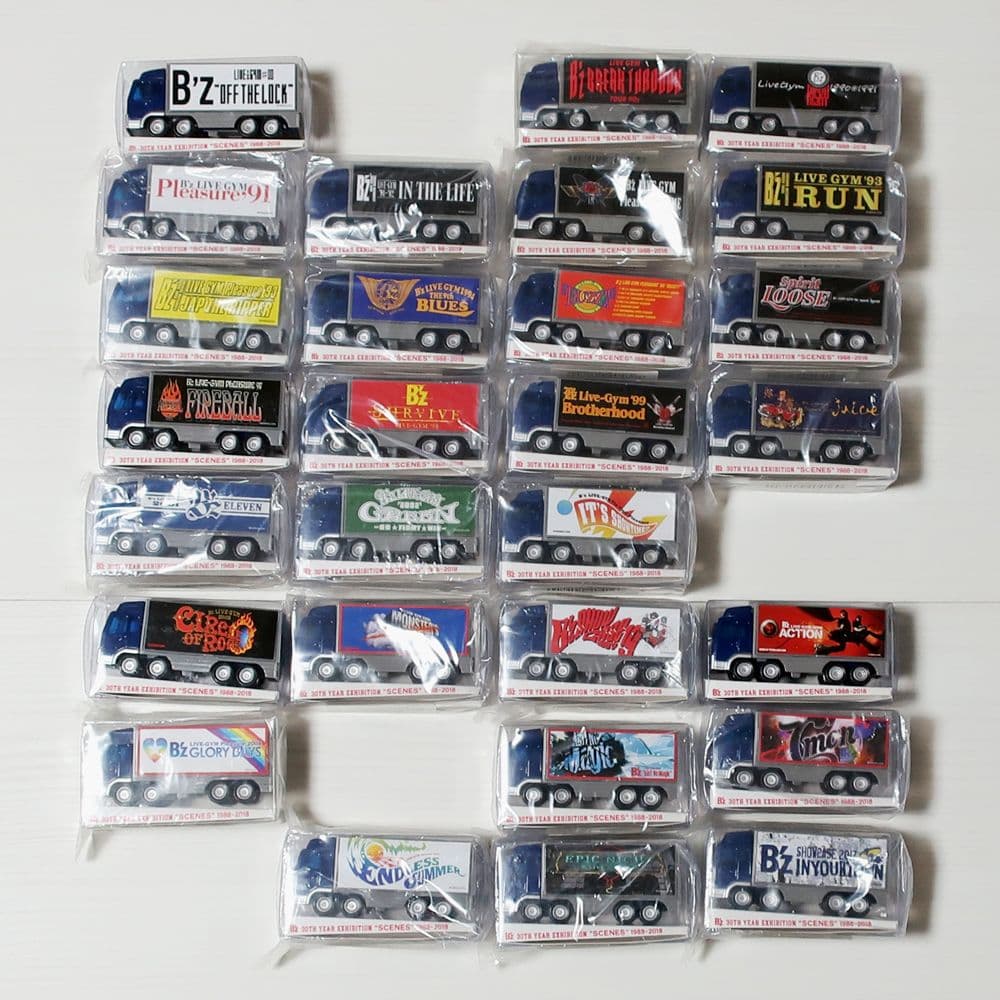 28台 復刻ツアートラック B'z SCENES エキシビジョン 会場限定グッズ