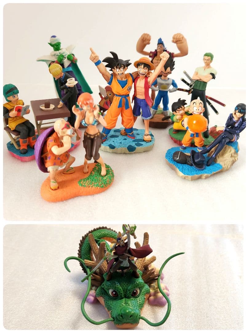 【全7種+ボーナス1種】 ONEPIECE ドラゴンボール コラボ フィギュア