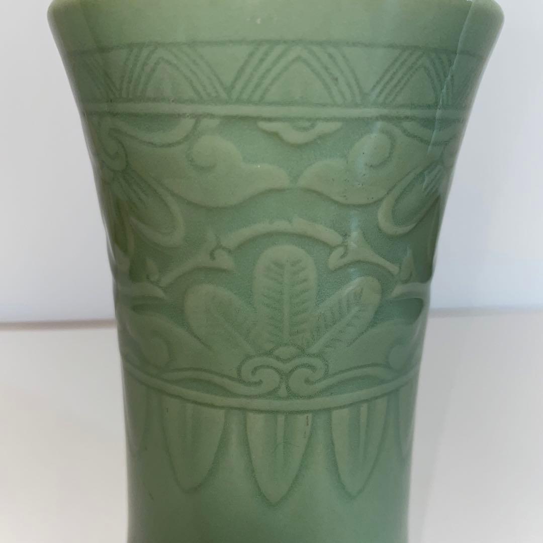 青磁鉢　植木鉢　蘭鉢