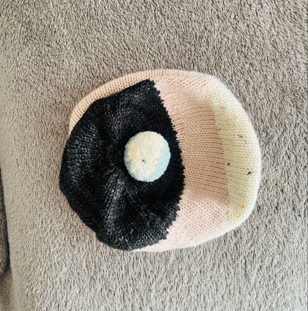 misha&puff ニットベレー帽　beret Landscape Tam