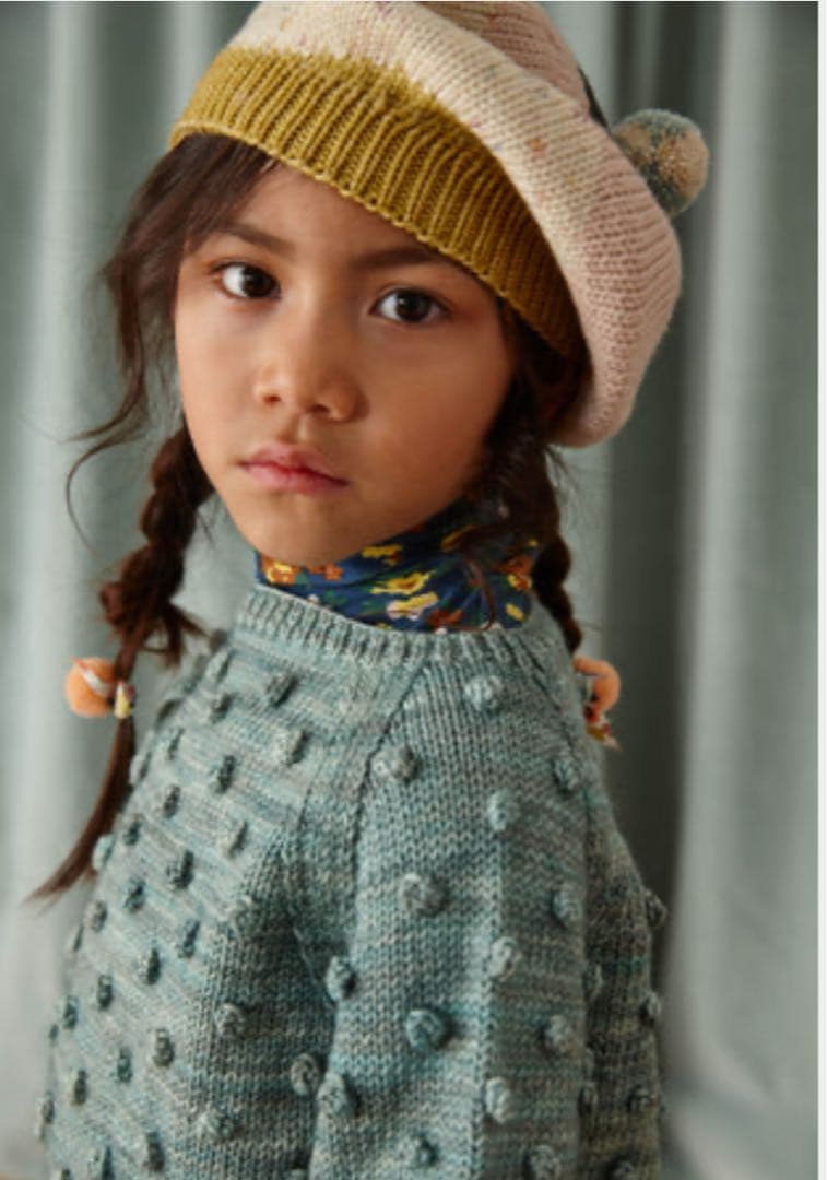 misha&puff ニットベレー帽　beret Landscape Tam