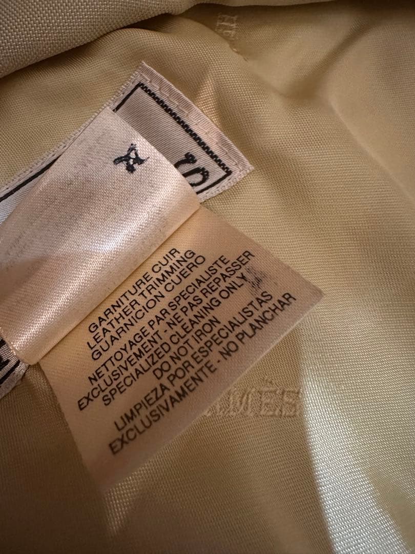 HERMES ベージュ　ジャケット