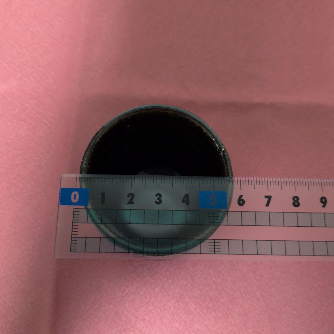 陶磁器　茶碗　湯呑み茶碗　筒茶碗　筒形　筒型　撥高台　端反り　陶印　銘款　古道具